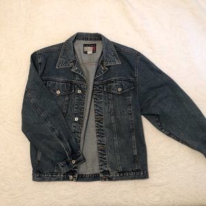 vintage tommy hilfiger denim jacket